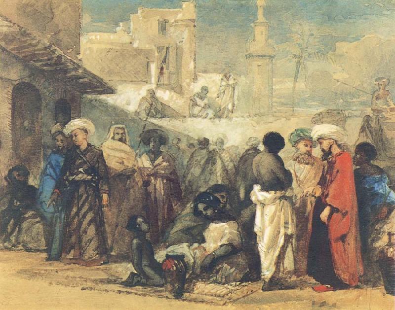 William James Muller The Cairo Slave Market